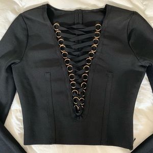 House of CB bandage Crop Top